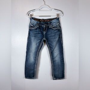 Rock Revival Blue Ankle Jeans